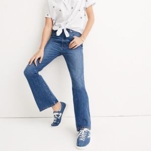NWT Madewell High-Rise Rigid Flare